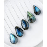 Moonstone Choker Pendant Necklace Moonstone Jewelry Gift
