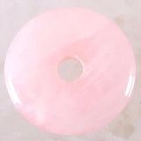 Lapis Crystal Donut Necklace Pendant 30mm Round Circle Healing Bead