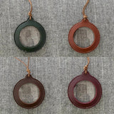 Vintage Leather Strap Mini Magnifying Glass Pendant