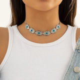 Vintage Western Concho Necklace Collar