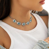 Vintage Western Concho Necklace Collar