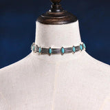 Vintage Western Concho Necklace Collar