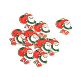 Christmas Charm Santa Claus Pendant DIY Craft Necklace Jewelry 17*23mm