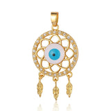 3pcs/Lot Zircon Heart Butterfly Dream Catcher Charms DIY Jewelry Necklace Making