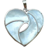 Abalone Maple Leaf Pendant Bead WFH891