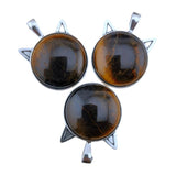 Crystal Pendant Necklaces for Women, Pop Style Cat Head Design