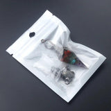 Resin Crystal Pendulum for Dowsing Stand Natural Stone Pendant