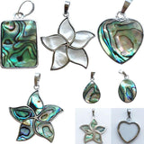 Abalone Shell Pendant Bead for Jewelry, 1pcs