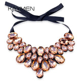 Crystal Pendant Necklace for Women Chokers Necklaces Bijoux