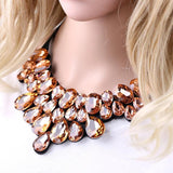 Crystal Pendant Necklace for Women Chokers Necklaces Bijoux