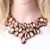 Crystal Pendant Necklace for Women Chokers Necklaces Bijoux