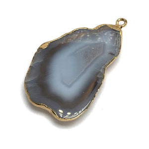 Irregular Agates Pendant Natural Quartz Stone Pendants Charms