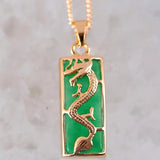 Animal Crab Turtle Green Jades Cross Pendant Necklace