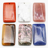 Lapis Lazuli Amethyst Charm Pendants Set