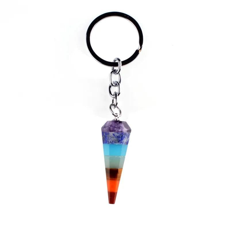 7 Chakra Stone Natural Quartz Necklaces Yoga Pendant For woman And Men Gift
