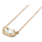Crystal Stone Pendant Necklace & Bangle Set for Women