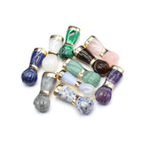 Stone Pendants Plated Fist Shape Lapis Quartz for Jewelry Making