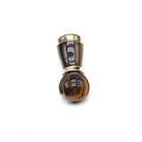 Stone Pendants Plated Fist Shape Lapis Quartz for Jewelry Making