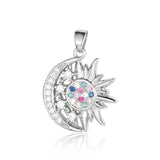3pcs Star Hexagram CZ DIY Pendant Evil Eye Charms Necklace Making