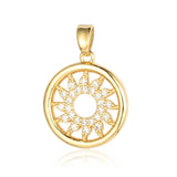 3pcs Star Hexagram CZ DIY Pendant Evil Eye Charms Necklace Making