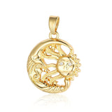 3pcs Star Hexagram CZ DIY Pendant Evil Eye Charms Necklace Making