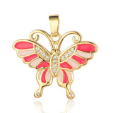 3pcs/Lot Conch Deer Head Mermaid Tail Zircon DIY Jewelry Pendant