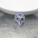 Skeleton Quartz Crystal Ornament Carving Crafts Skull Head
