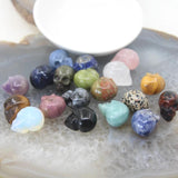 Skeleton Quartz Crystal Ornament Carving Crafts Skull Head
