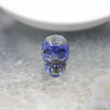 Skeleton Quartz Crystal Ornament Carving Crafts Skull Head