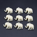 10pcs Elephant Animals Coral Pendant DIY Jewelry Necklace Bracelet Accessories