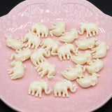 10pcs Elephant Animals Coral Pendant DIY Jewelry Necklace Bracelet Accessories