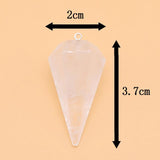 Hexahedron Amethyst Crystal Pendant for Jewelry Making