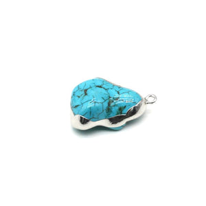 Turquoise Stone Pendant for Earrings Necklaces