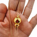 Reiki Pendulum Natural Stone Amulet Healing Pyramid