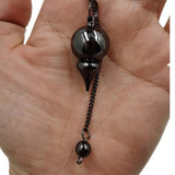 Reiki Pendulum Natural Stone Amulet Healing Pyramid