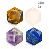 Hexagonal Star of David Crystal Pendant Metatron Cube