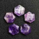Hexagonal Star of David Crystal Pendant Metatron Cube