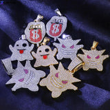 Hiphop Rock Pendants Natural Stone Charms for Necklaces