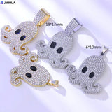 Hiphop Rock Pendants Natural Stone Charms for Necklaces