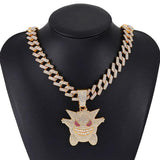 Hiphop Rock Pendants Natural Stone Charms for Necklaces