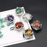 Women Necklace Pendant Four-Leaf Cage Pendant for DIY Jewelry Making