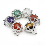 Women Necklace Pendant Four-Leaf Cage Pendant for DIY Jewelry Making