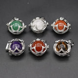 Women Necklace Pendant Four-Leaf Cage Pendant for DIY Jewelry Making