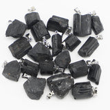 Tourmaline Pendants Charms for Necklace Jewelry Making Bulk 20pcs