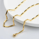 Waterproof 24K Plated SS Chain DIY Necklace
