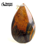 Tiger's Eye Gem Pendant for DIY Crystal Necklaces RS080