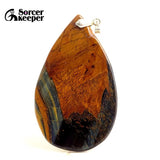 Tiger's Eye Gem Pendant for DIY Crystal Necklaces RS080