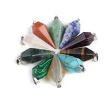 5Pcs Natural Stone Pendant Charms for Jewelry Making
