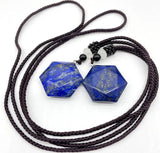 Gem Stone Quartz Crystal Fluorite Aventurine Star of David Pendant Charms