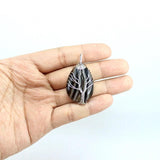 Agate Tree Of Life Pendant Sliver Wire Wrap Reiki Charm